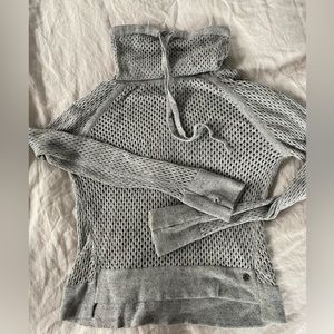Prana Mesh Cowl neck sweater